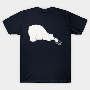 Polar Bear Goes Fishing T-Shirt